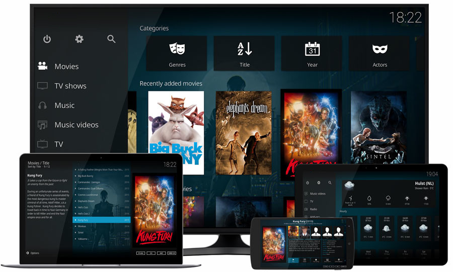 Media center image